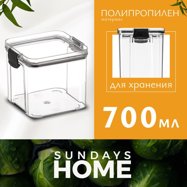 Емкость для хранения Sundays Home BPP1046(2) - фото