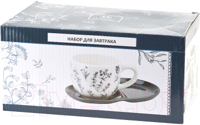 Чашка с блюдцем DolomitE Луговые травы / L2520927 