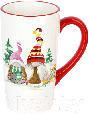 Кружка DolomitE Рождественские гномы / N2521172  - фото