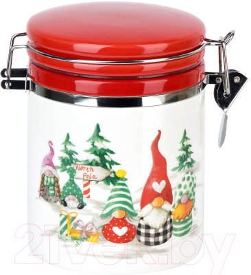 Емкость для хранения DolomitE Рождественские гномы / N2521182  - фото