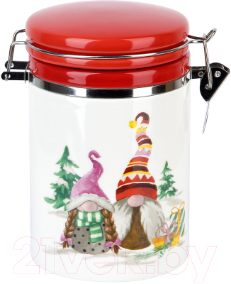 Емкость для хранения DolomitE Рождественские гномы / N2521183  - фото