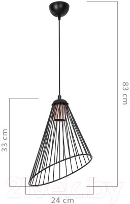 Потолочный светильник Toplight Jeannine TL1608H-01BK