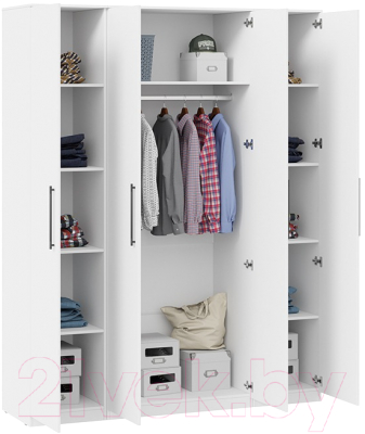 Шкаф ТриЯ Агата комбинированный с 4-мя дверями