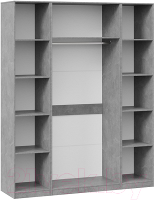 Шкаф ТриЯ Хилтон комбинированный с 4-мя дверями