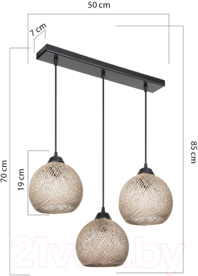 Люстра Toplight Lizbeth TL1612L-03BG