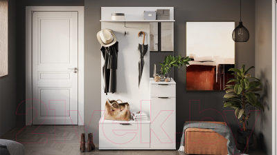 Секция в прихожую ТриЯ Эвита комбинированная Тип 1