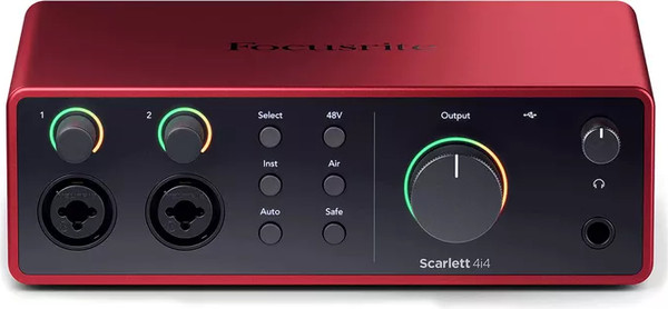 Аудиоинтерфейс Focusrite Scarlett 4i4 4th gen
