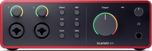 Аудиоинтерфейс Focusrite Scarlett 4i4 4th gen