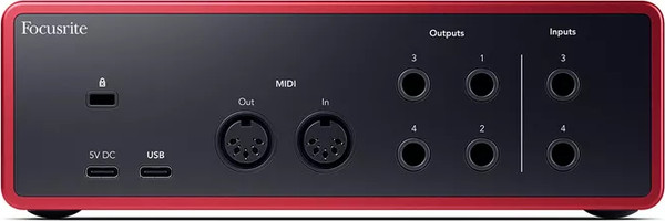 Аудиоинтерфейс Focusrite Scarlett 4i4 4th gen