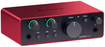 Студийный комплект Focusrite Scarlett Solo Studio 4th gen