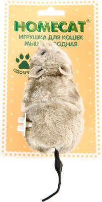 Игрушка для кошек Homecat Мышь заводная / 81266 - фото