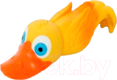 Игрушка для собак Homepet Утенок с пищалкой / 70264 - фото