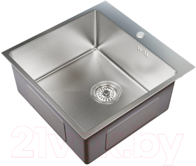 Мойка кухонная Mixline Pro 552930 (сатин нано, с сифоном)