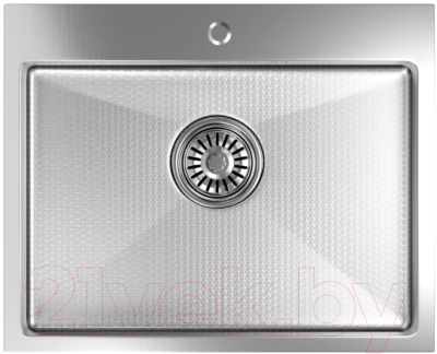 Мойка кухонная Mixline Pro 552934 (сатин, с сифоном) - фото