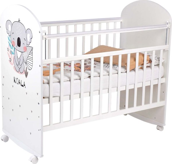 Детская кроватка Фея 701 Коала / 0002549.9.17 - фото