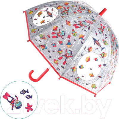 Зонт-трость Djeco Под водой / DD04716