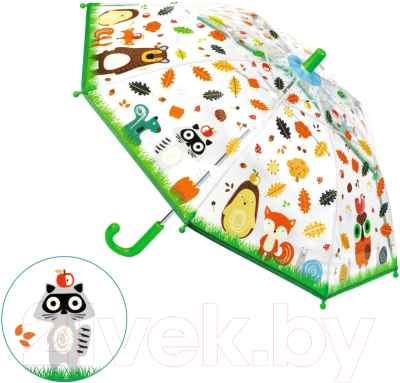 Зонт-трость Djeco Лесные друзья / DD04725 - фото