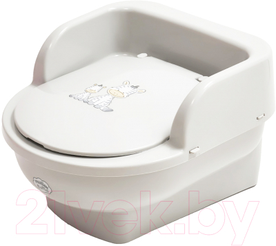 Детский горшок Maltex Трон Зебра / 6510 - фото