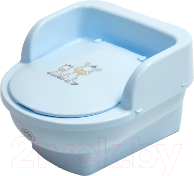 Детский горшок Maltex Трон Зебра / 6510 - фото