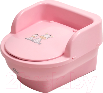 Детский горшок Maltex Трон Зебра / 6510 - фото