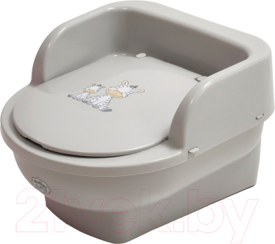 Детский горшок Maltex Трон Зебра / 6510 - фото