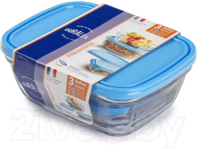 Набор контейнеров Duralex Freshbox 9180AS03A0111