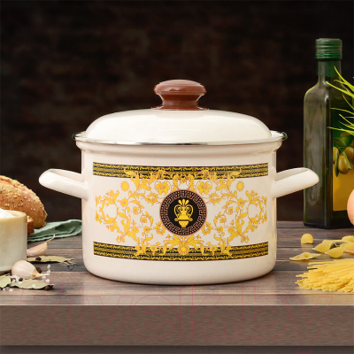 Кастрюля ЭСТЕТ Греческий узор / ЭТ-72521