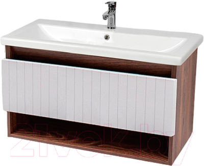 Тумба под умывальник Акваль Нова / НОВА.80.80.00.N - фото