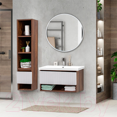 Тумба под умывальник Акваль Нова / НОВА.80.80.00.N