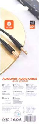 Кабель Vipfan AUX L04 LMT