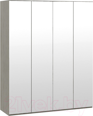 Шкаф ТриЯ Либерти комбинированный / СМ-297.07.443 зеркальный - фото