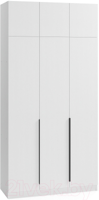 Шкаф Soma Lord Black 3-х створчатый 120x240 - фото