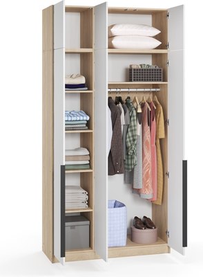 Шкаф Soma Lord Black 3-х створчатый 120x240