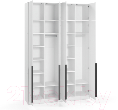 Шкаф Soma Lord Black 4-х створчатый 160x240