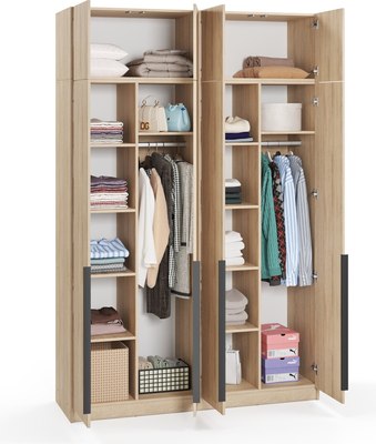 Шкаф Soma Lord Black 4-х створчатый 160x240