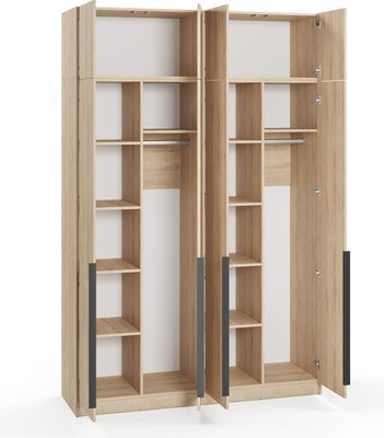 Шкаф Soma Lord Black 4-х створчатый 160x240