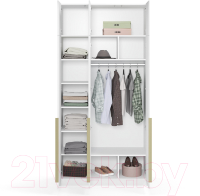 Шкаф Soma Lord Gold 3-х створчатый 120x240