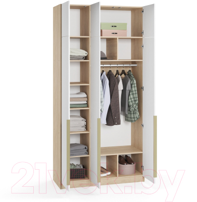 Шкаф Soma Lord Gold 3-х створчатый 120x240