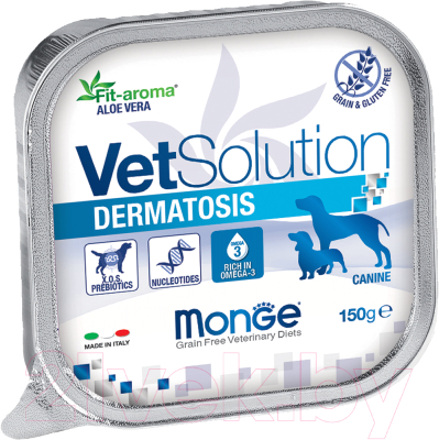 Влажный корм для собак Monge Vet Solution Dermatosis - фото
