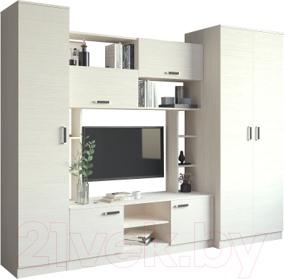 Стенка Евва Престиж-3 АЭП ПС-003-11 (без рисунка/бодега) - фото