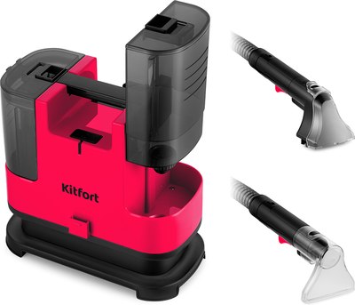 Пылесос Kitfort KT-5162-1 (черный/малиновый)