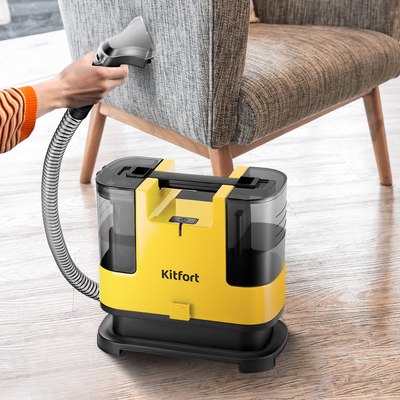 Пылесос Kitfort KT-5162-3 (черный/желтый)