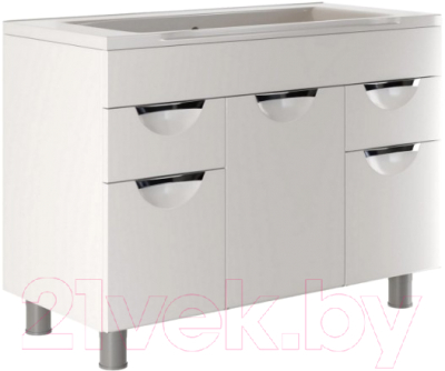 Тумба под умывальник Mixline Этьен-100 553776 - фото