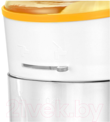 Соковыжималка электрическая Kitfort KT-1150-3 (белый/желтый)