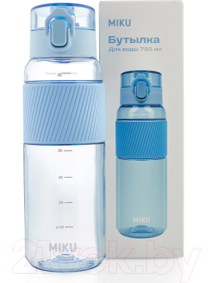 Бутылка для воды Miku PL-BTL-750-LBL