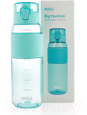Бутылка для воды Miku PL-BTL-750-TRQ