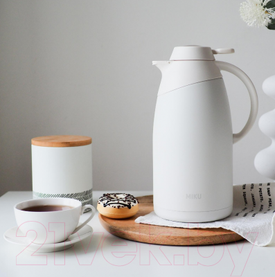 Термос-кувшин Miku TH-JG-1900WHT