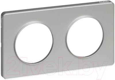 Рамка для выключателей и розеток Schneider Electric Odace S53P804 - фото