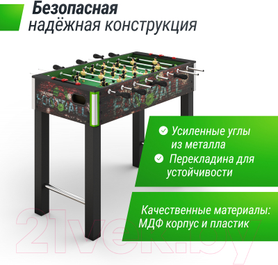 Настольный футбол UNIX Line GTSFU122X64CL