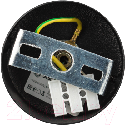 Потолочный светильник ЭРА PL33 BK/GD MR16 GU10 / Б0061382